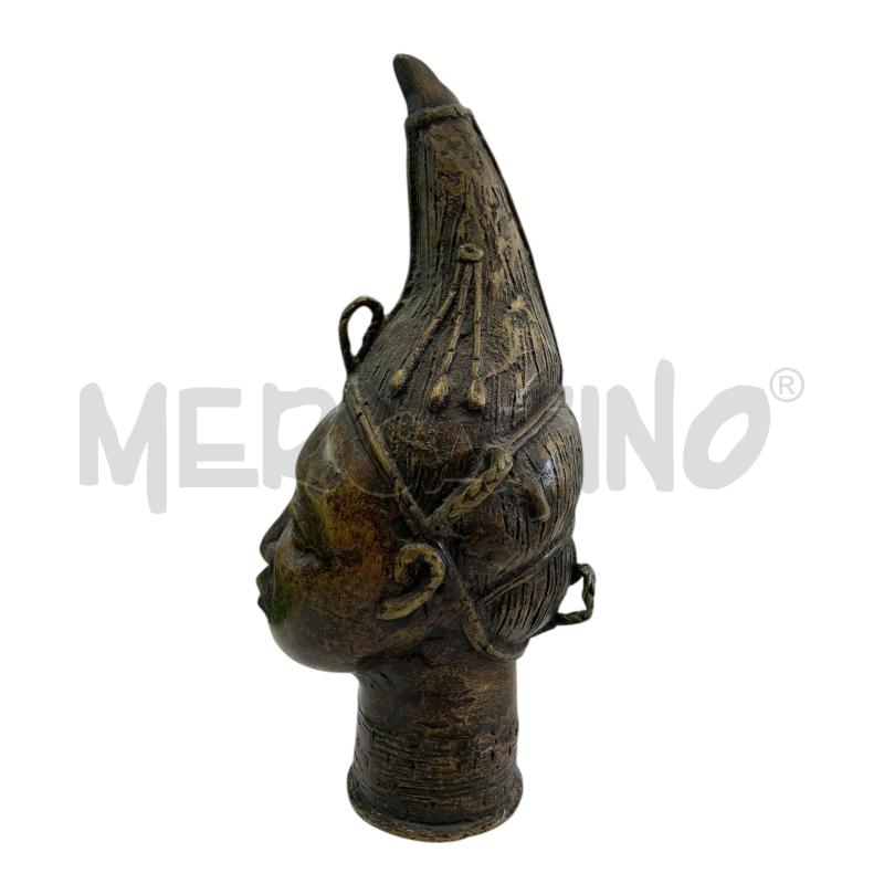 TESTA AFRICANA RAFFIGURANTE REGINA  | Mercatino dell'Usato Leini' 2