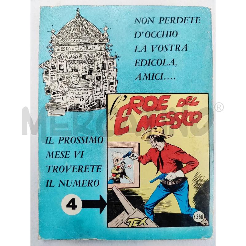 TEX N. 3 FUORILEGGE 350 LIRE  | Mercatino dell'Usato Leini' 2