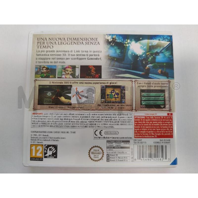 THE LEGEND ZELDA OCARINA OF TIME 3D NINTENDO 3DS | Mercatino dell'Usato Leini' 2
