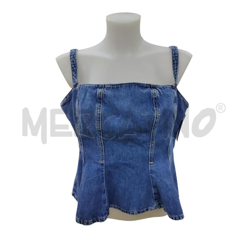 TOP DONNA JEANS ZARA  | Mercatino dell'Usato Leini' 1