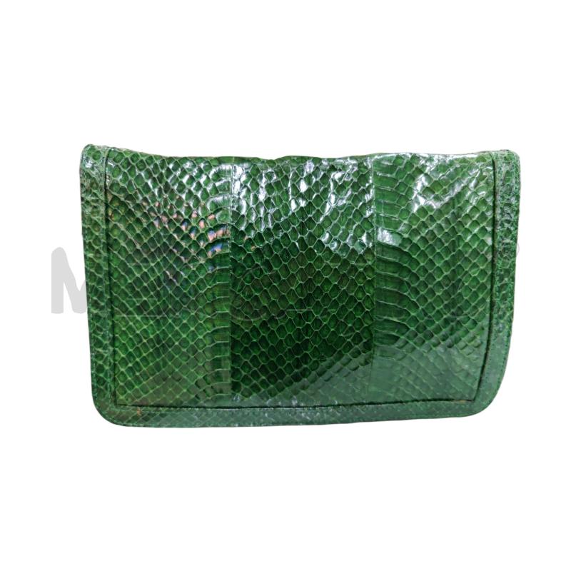 TRACOLLA DONNA VERDE IN PITONE VINTAGE  | Mercatino dell'Usato Leini' 2