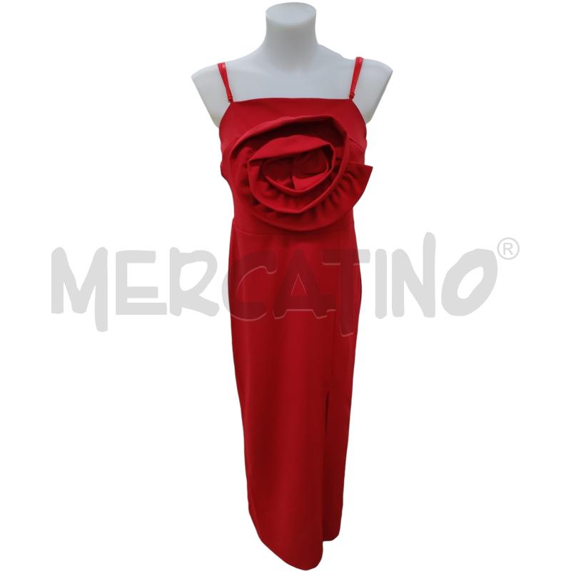 TUBINO DONNA ROSSO CON LA ROSA | Mercatino dell'Usato Leini' 1
