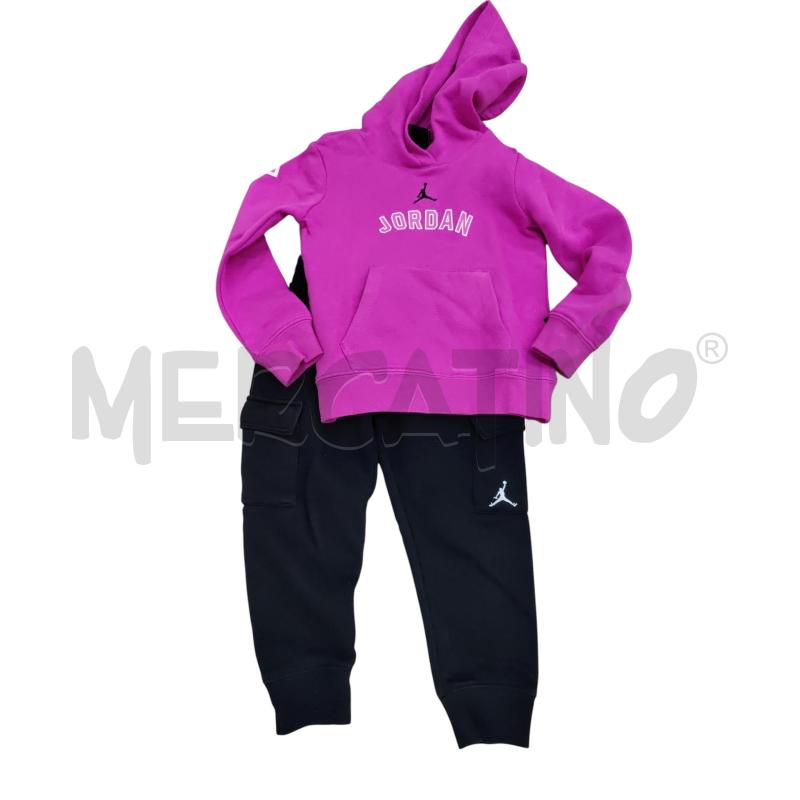 TUTA BAMBINA JORDAN FELPA + PANTALONE  | Mercatino dell'Usato Leini' 1