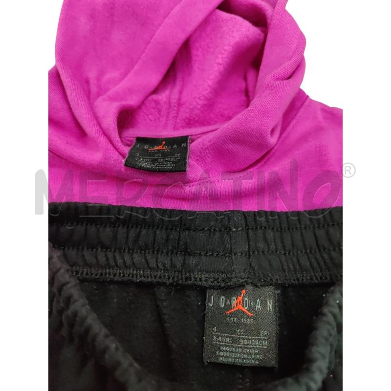 TUTA BAMBINA JORDAN FELPA + PANTALONE  | Mercatino dell'Usato Leini' 2