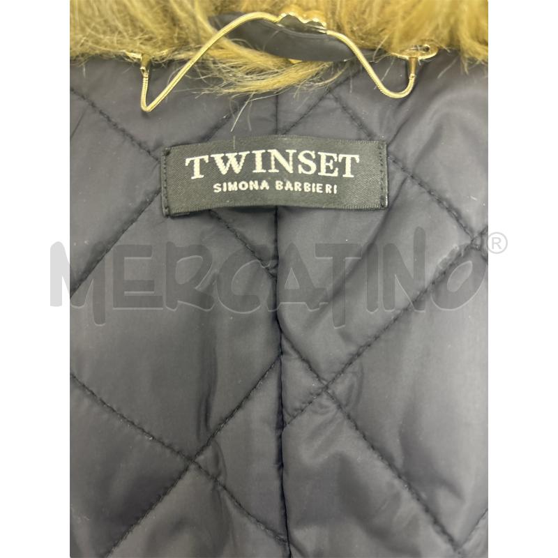 TWIN SET CAPPOTTO DONNA LUNGO CON CAPPUCCIO  | Mercatino dell'Usato Leini' 2