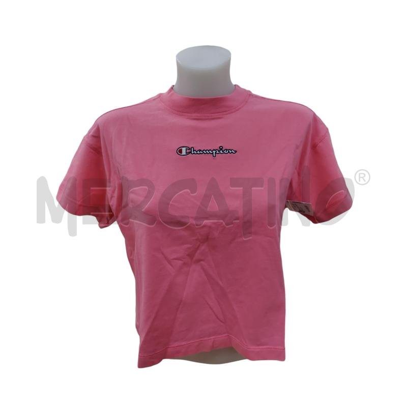 T SHIRT DONNA CHAMPION ROSA | Mercatino dell'Usato Leini' 1