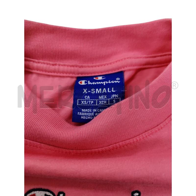 T SHIRT DONNA CHAMPION ROSA | Mercatino dell'Usato Leini' 2