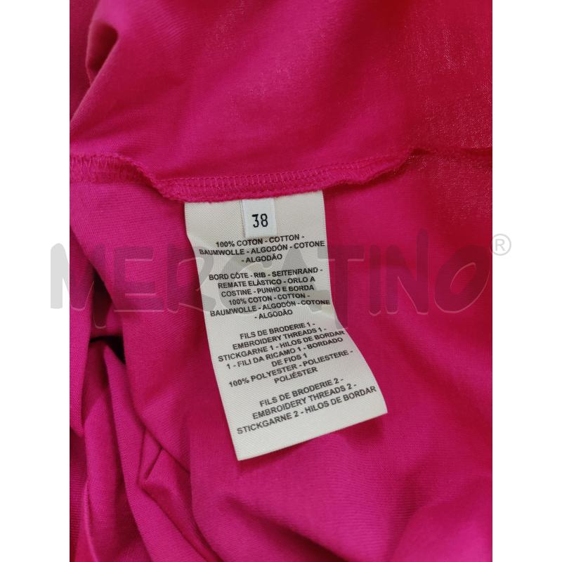 T SHIRT DONNA HERMES 100% COTONE FUXIA | Mercatino dell'Usato Leini' 3