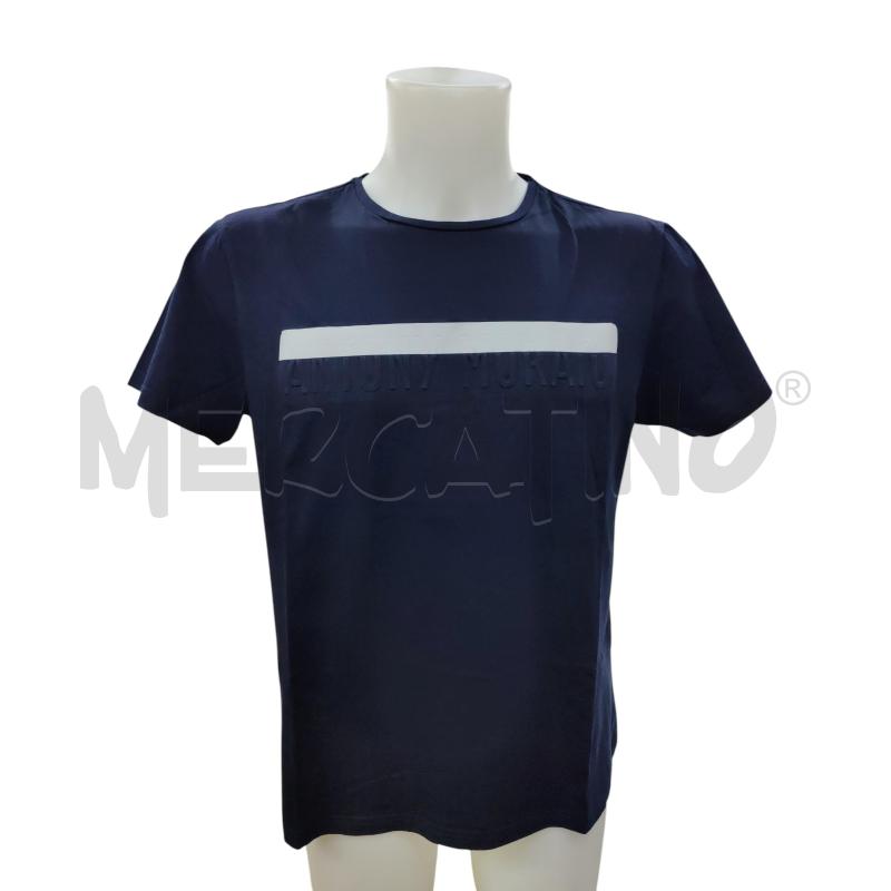 T SHIRT UOMO  ANTONY MORATO BLU | Mercatino dell'Usato Leini' 1