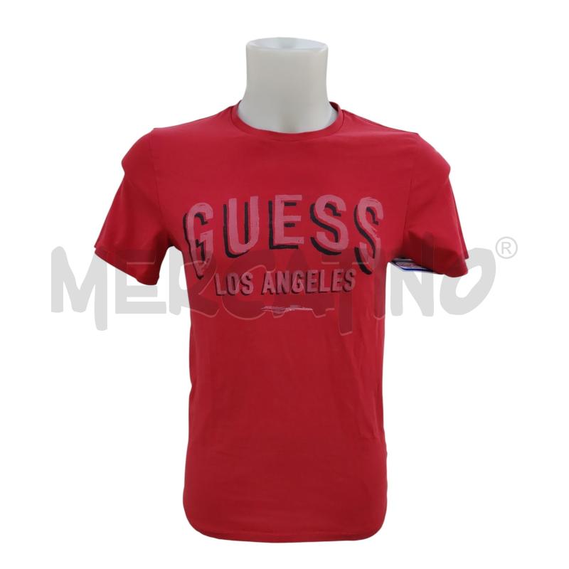 T SHIRT UOMO  GUESS ROSSA | Mercatino dell'Usato Leini' 1