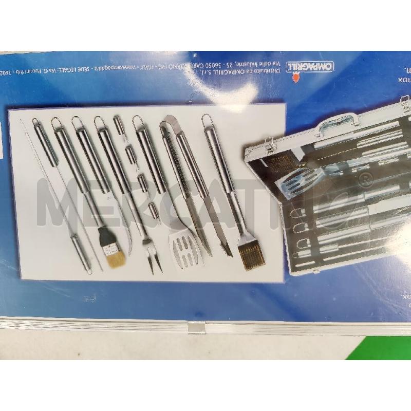VALIGETTA ALLUMINIO CON FORCHETTONO BARBECUE  | Mercatino dell'Usato Leini' 2