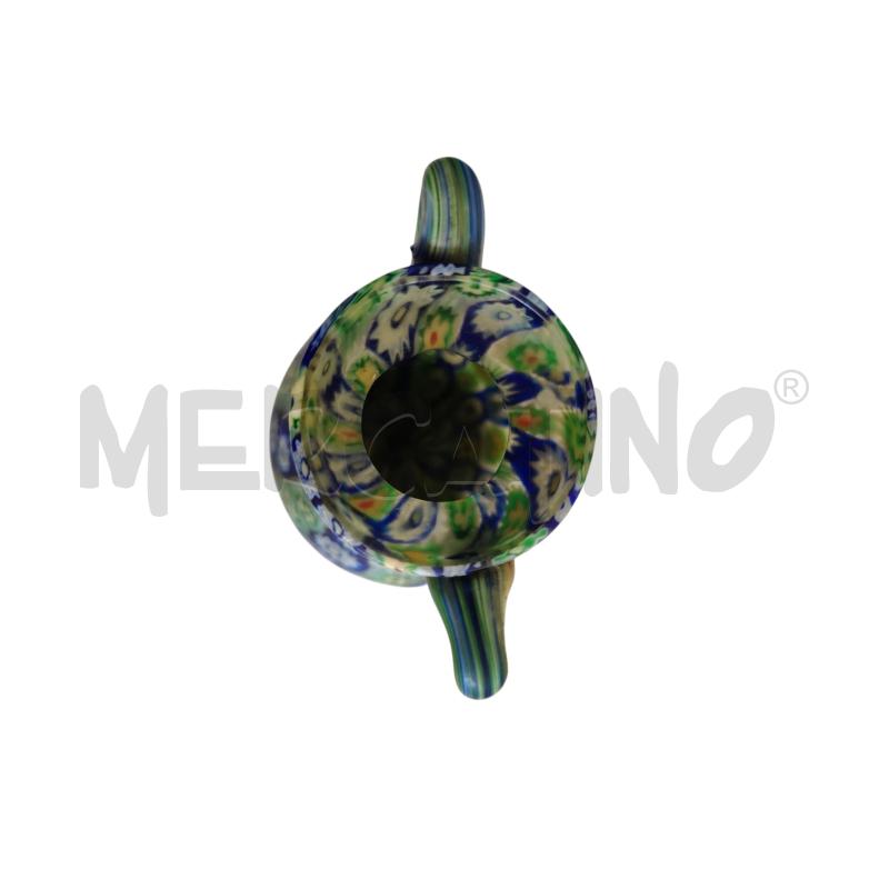 VASETTO BIANSATO A MURRINE F.LLI TOSO ALTEZZA 8 CM LARGHEZZA 20 CM CIRCA 1905 | Mercatino dell'Usato Leini' 3