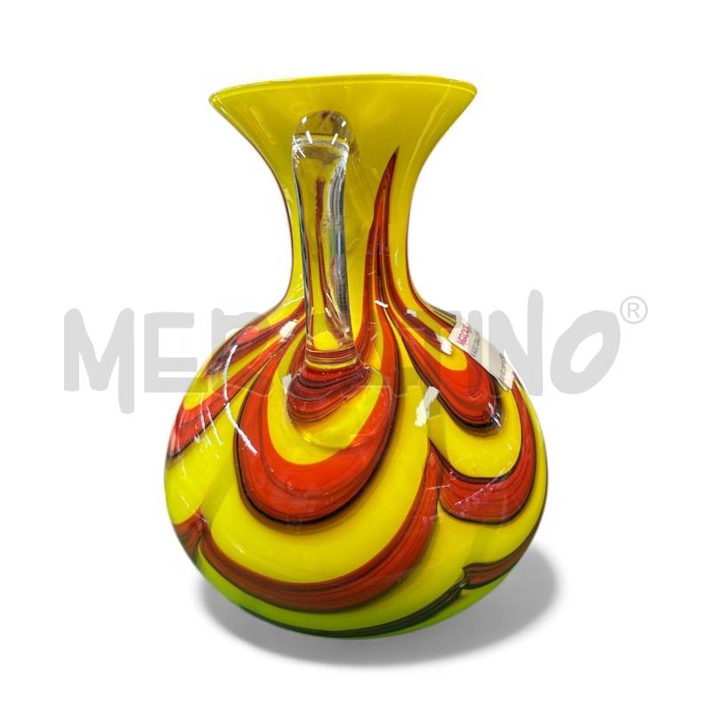 VASO GIALLO RIGHE  | Mercatino dell'Usato Leini' 2