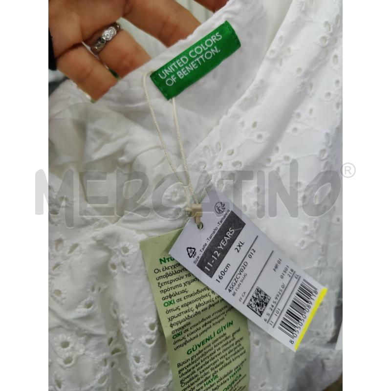 VESTITO BAMBINA BENETTON COTONE  | Mercatino dell'Usato Leini' 2