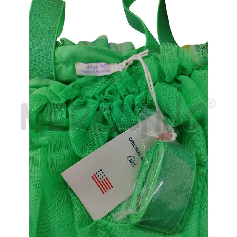 VESTITO BAMBINA VERDE ORIGINAL  | Mercatino dell'Usato Leini' 2