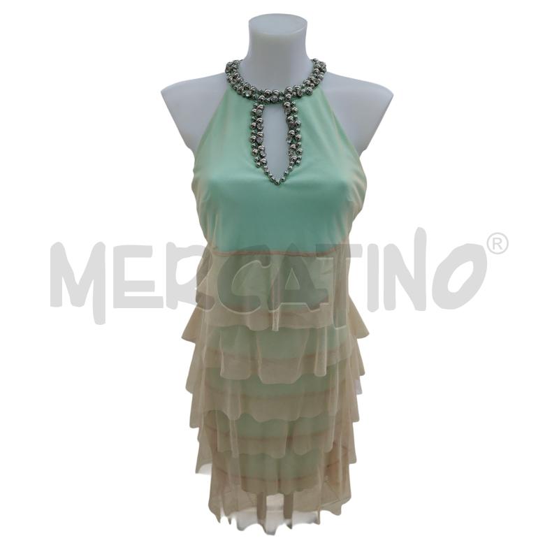 VESTITO DONNA ANNARITA N VERDE ACQUA | Mercatino dell'Usato Leini' 1