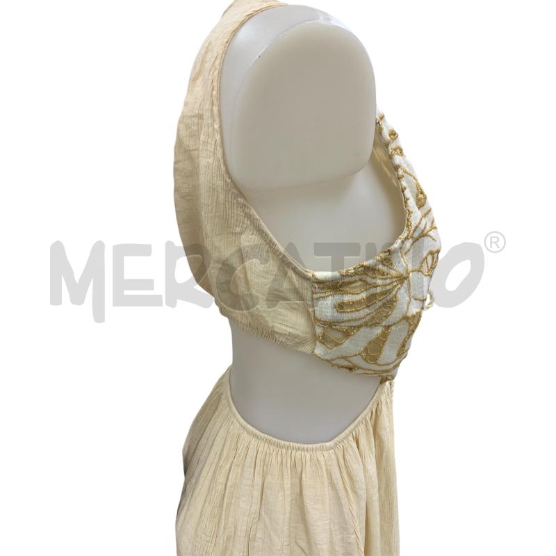 VESTITO DONNA AZARA BEIGE MISTO VISCOSA | Mercatino dell'Usato Leini' 2