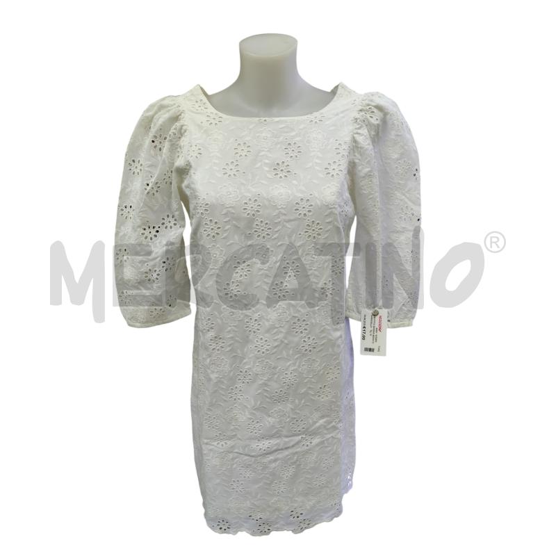 VESTITO DONNA BIANCO SANGALLO  | Mercatino dell'Usato Leini' 1