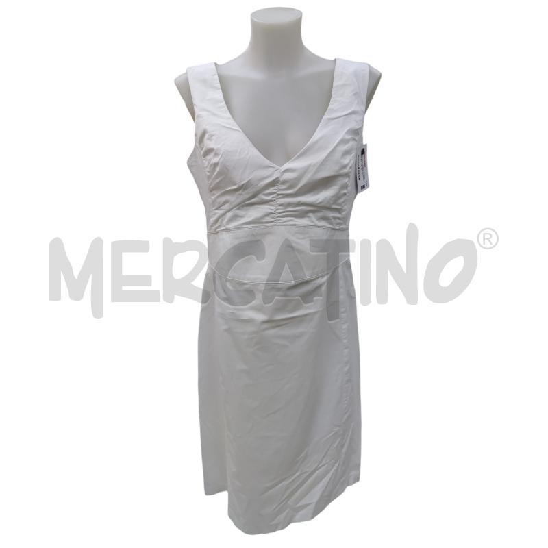 VESTITO DONNA BIANCO SISLEY  | Mercatino dell'Usato Leini' 1