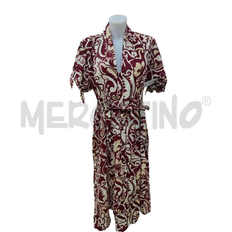 VESTITO DONNA CALLIOPE 100% COTONE FANTASIA VINACCIA | Mercatino dell'Usato Leini' 1