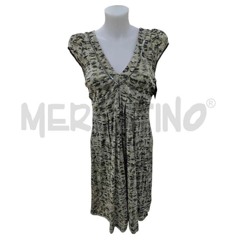 VESTITO DONNA EMME MARELLA FANTASIA VERDE | Mercatino dell'Usato Leini' 1