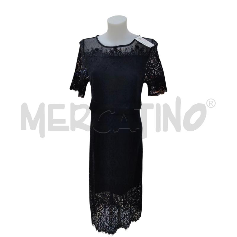 VESTITO DONNA LUNGO COMBIPEL PIZZO  | Mercatino dell'Usato Leini' 1