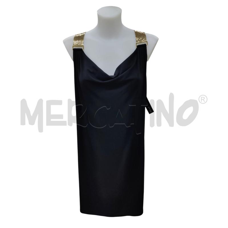 VESTITO DONNA MICHAEL KORS NERO SPALLINE ORO | Mercatino dell'Usato Leini' 1