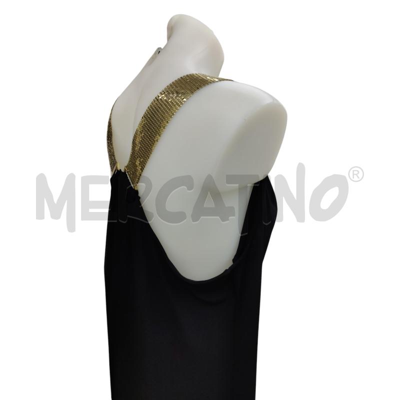 VESTITO DONNA MICHAEL KORS NERO SPALLINE ORO | Mercatino dell'Usato Leini' 2