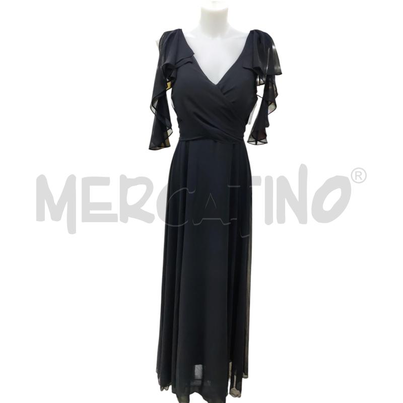 VESTITO DONNA NERO LUNGO  | Mercatino dell'Usato Leini' 1