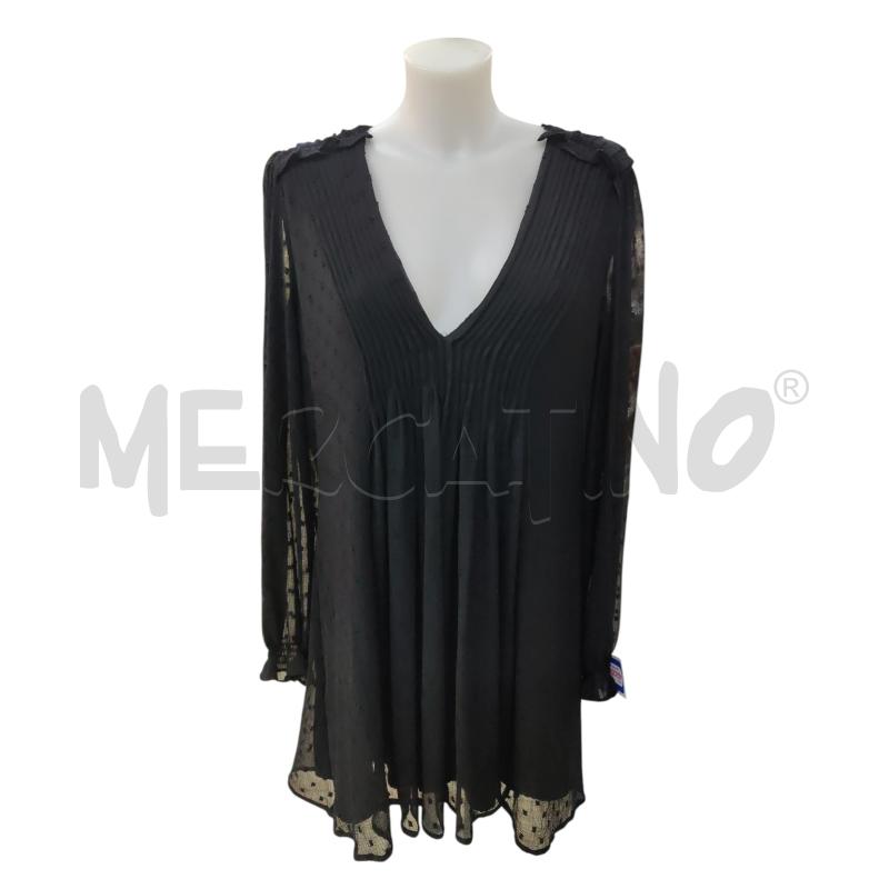 VESTITO DONNA NERO ZARA  | Mercatino dell'Usato Leini' 1