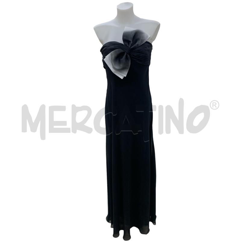 VESTITO DONNA PASSION NERO LUNGO  | Mercatino dell'Usato Leini' 2
