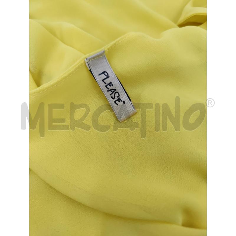 VESTITO DONNA PLEASE COLORE GIALLO  | Mercatino dell'Usato Leini' 2