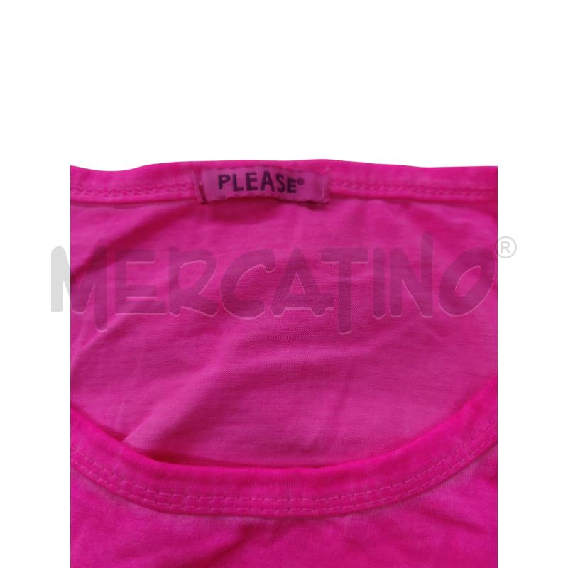 VESTITO DONNA PLEASE FUCSIA  | Mercatino dell'Usato Leini' 2