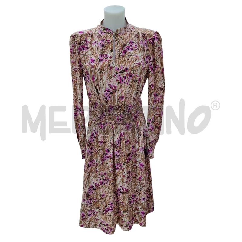 VESTITO DONNA PRADA FANTASIA FLOREALE 100% SETA | Mercatino dell'Usato Leini' 1