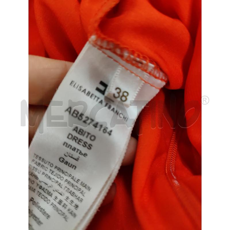 VESTITO DONNA ROSSO ELISABETTA FRANCHI | Mercatino dell'Usato Leini' 2