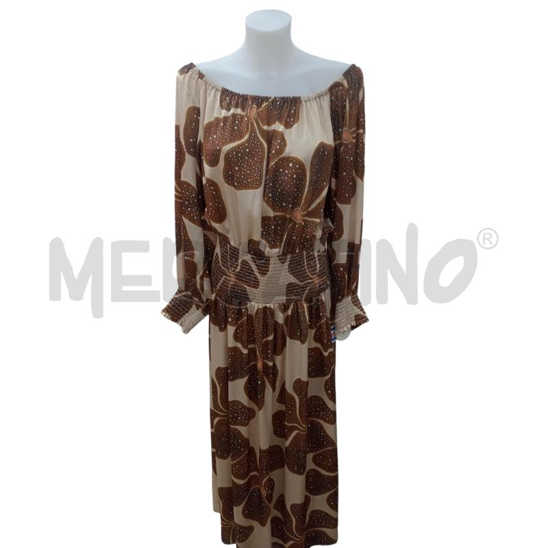 VESTITO DONNA TRAFFIC PEOPLE COLOR CREMA  | Mercatino dell'Usato Leini' 1