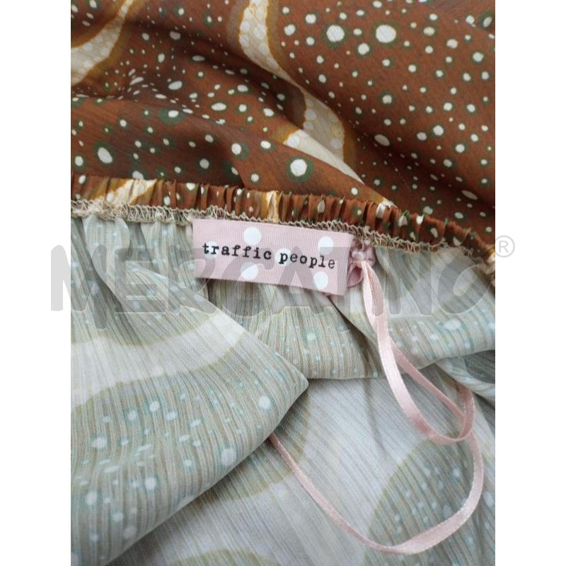 VESTITO DONNA TRAFFIC PEOPLE COLOR CREMA  | Mercatino dell'Usato Leini' 2
