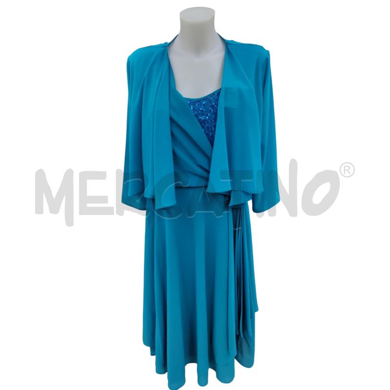 VESTITO DONNA ZIZU COMPLETO CON COPRISPALLE  | Mercatino dell'Usato Leini' 1