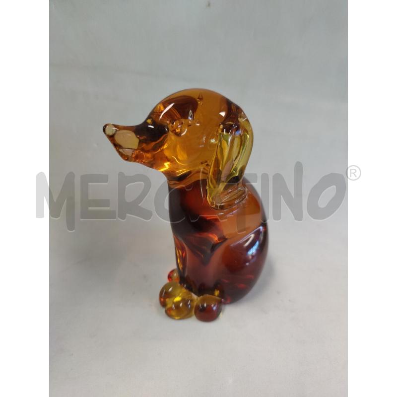 VETRO MURANO CAGNOLINO SOMMERSO COLOR AMBRA PAGLIESCO ATTRIBUITO SEGUSO | Mercatino dell'Usato Leini' 1
