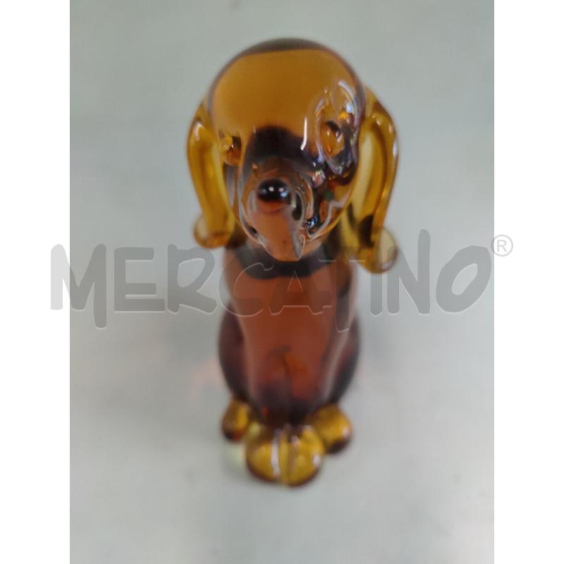 VETRO MURANO CAGNOLINO SOMMERSO COLOR AMBRA PAGLIESCO ATTRIBUITO SEGUSO | Mercatino dell'Usato Leini' 3