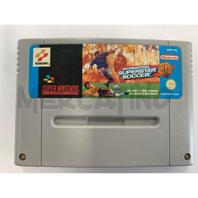 VIDEO GIOCO SUPER NINTENDO SUPERSTAR SOCCER | Mercatino dell'Usato Leini' 1