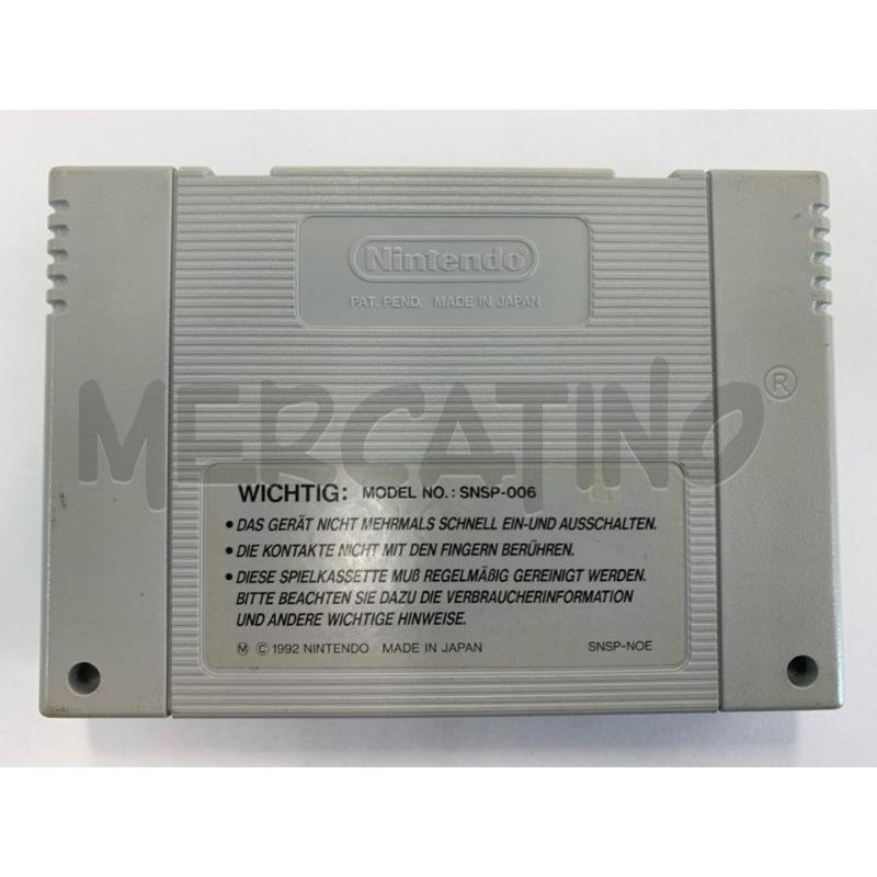 VIDEO GIOCO SUPER NINTENDO ZOOL  | Mercatino dell'Usato Leini' 2