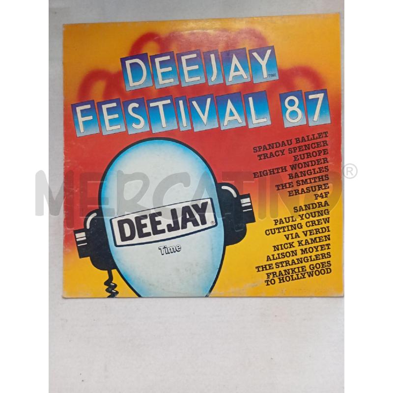 VINILE 33 GIRI DEEJAY FESTIVAL 87 | Mercatino dell'Usato Leini' 1