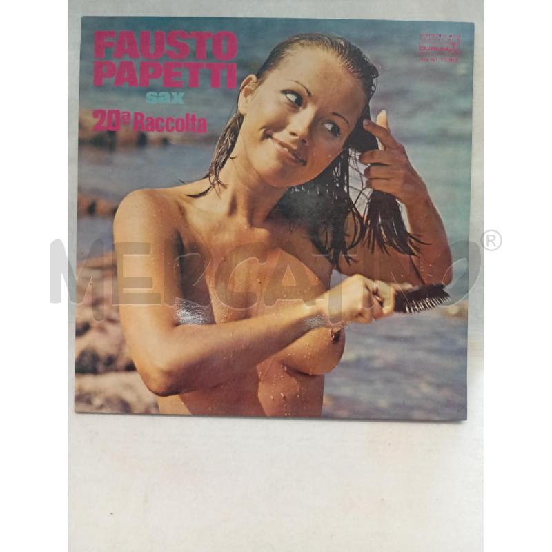 VINILE 33 GIRI FAUSTO PAPETTI 20 RACCOLTA  | Mercatino dell'Usato Leini' 1