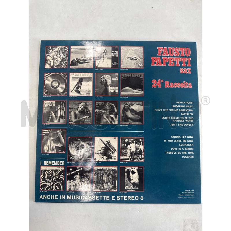VINILE 33 GIRI FAUSTO PAPETTI 28 RACCOLTA  | Mercatino dell'Usato Leini' 2