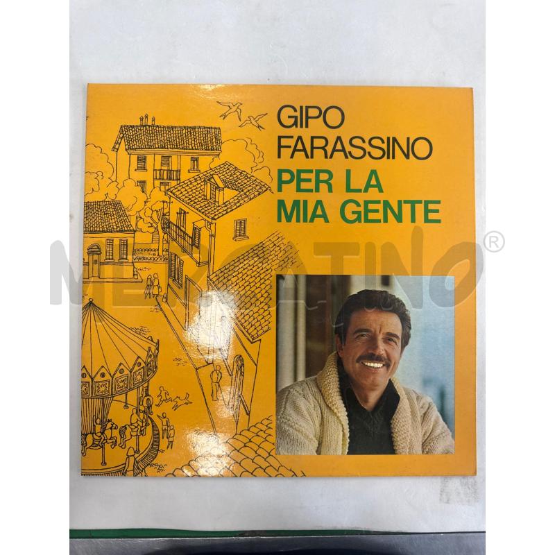 VINILE 33 GIRI GIPO FARASSINO PER LA MIA GENTE  | Mercatino dell'Usato Leini' 1