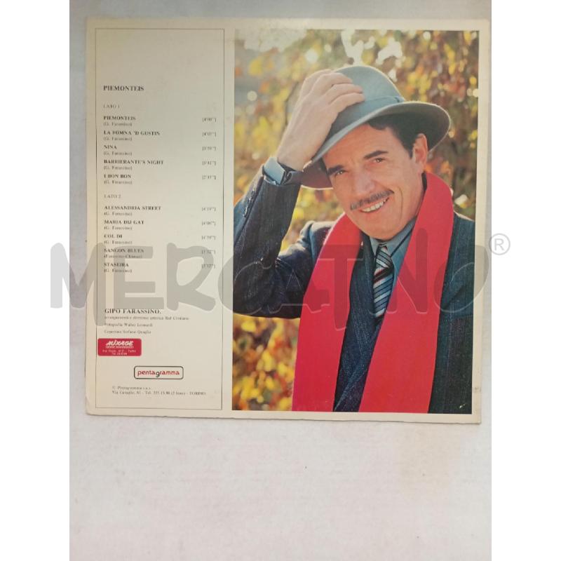 VINILE 33 GIRI GIPO FARASSINO PIEMONTEIS | Mercatino dell'Usato Leini' 2