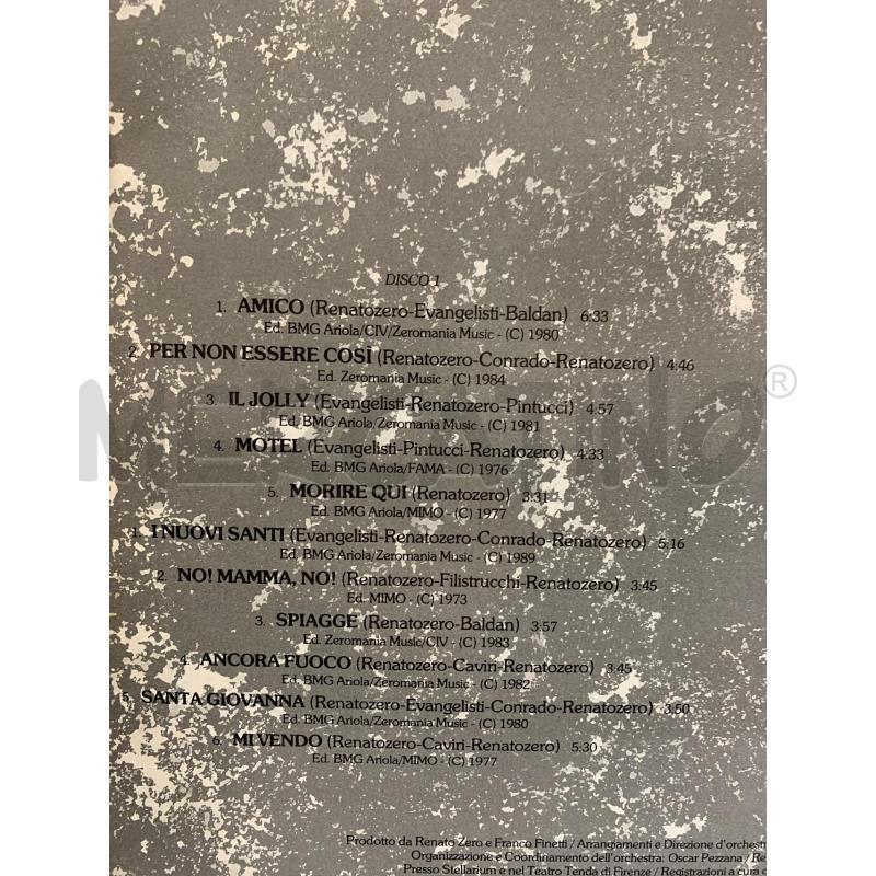 VINILE 33 GIRI RENATO ZERO PROMETEO DOPPIO  | Mercatino dell'Usato Leini' 2