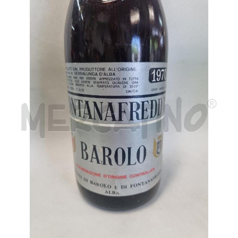VINO DA ESPOSIZIONE BAROLO 1970 FONTANAFREDDA | Mercatino dell'Usato Leini' 3