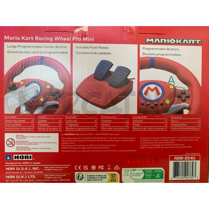 VOLANTE E PEDALIERA GIOCO SWITCH SUPERMARIO | Mercatino dell'Usato Leini' 2